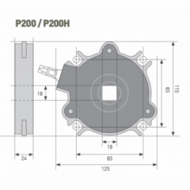 Antichute GAPOSA P200 - 137 Nm - Cable 8m